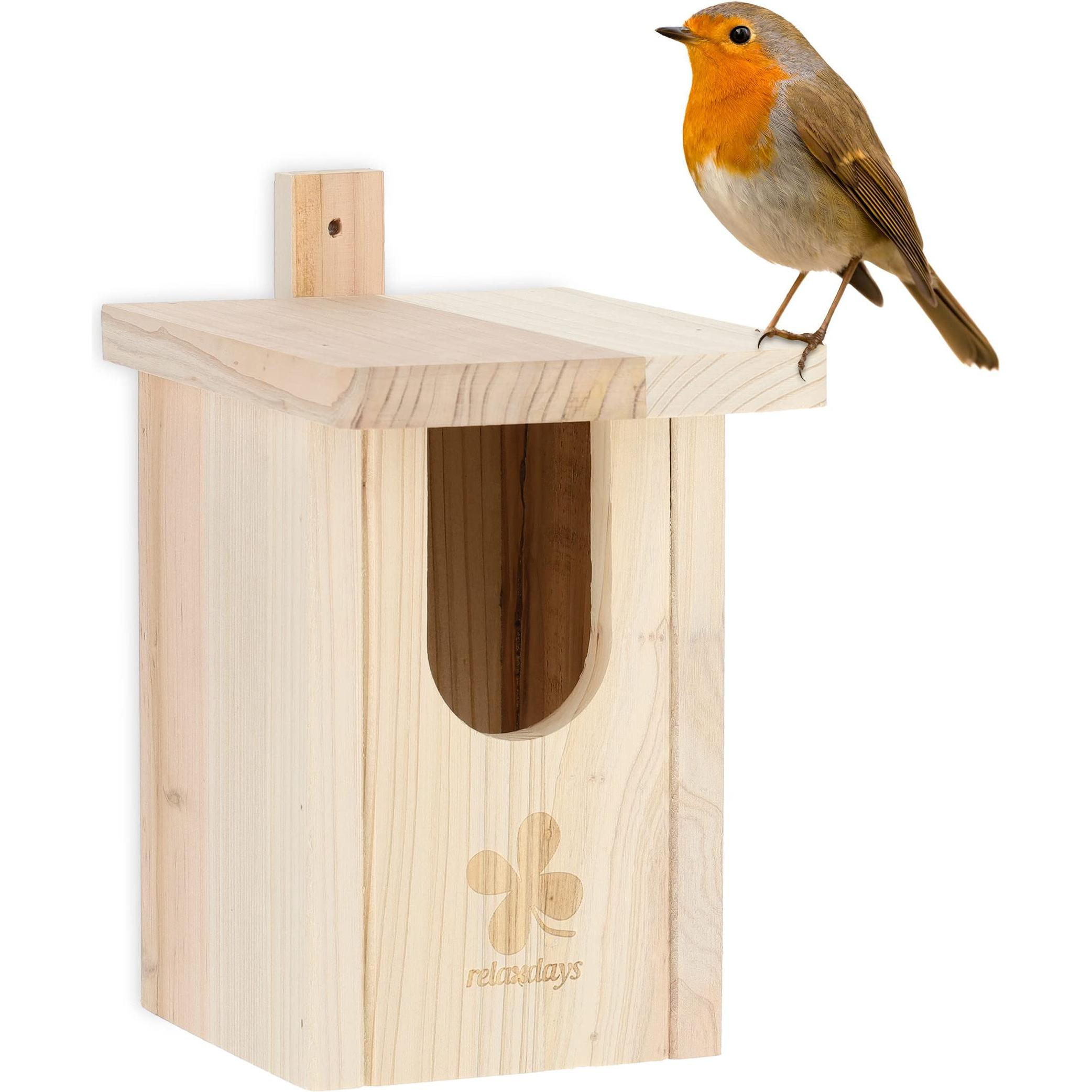 Comparer les prix de Relaxdays Nichoir, Nichoir