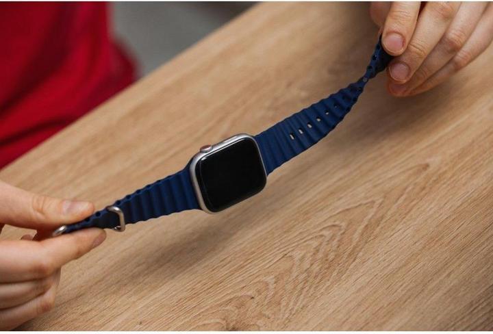 Actual product image Forcell Strap F-DESIGN FA12 strap for APPLE Watch 42 / 44 / 45 / 49 mm yellow (Polyester)