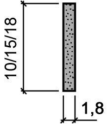Immagine prodotto Intumex Striscia di schiuma LXPSK (Nero)