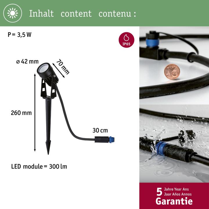 Actual product image Paulmann Plug & Shine LED (150 lm, IP65)