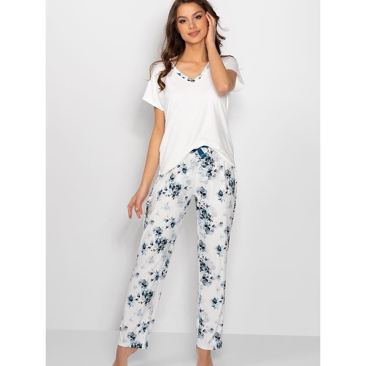 Momenti Per Me, Damen, Pyjama, Pyjama, Weiss, (S)