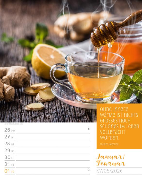 Image du produit Augenblicke der Achtsamkeit - Wochenplaner Kalender 2026 (25 x 33 cm, Couverture rigide, Allemand)