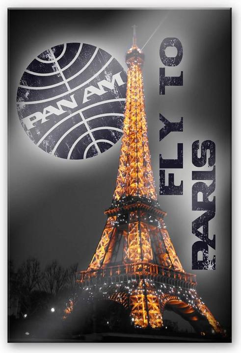 Actual product image Paris Eiffel Tower illuminated (40 x 60 cm)