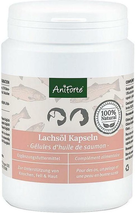 Produktbild AniForte Lachsöl Kapseln (Adult, 1 Stk., 0.50 g)