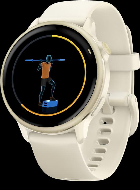 Produktbild Garmin vivoactive 6, GPS, Bone/Lunar Gold, WW (42.20 mm)