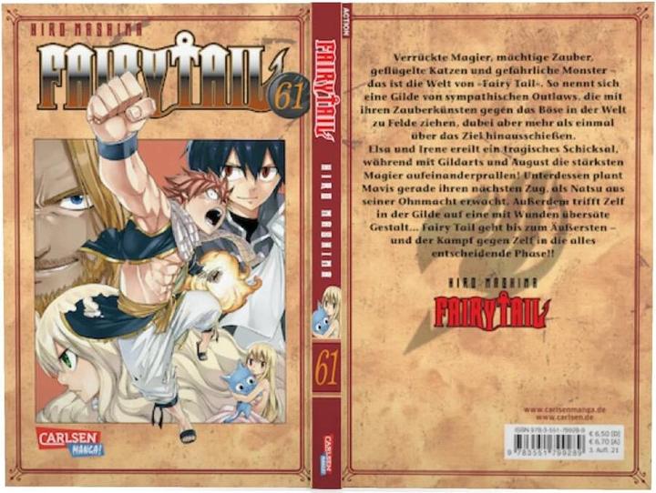 Image du produit Fairy Tail 61 (Allemand, Hiro Mashima, 2018)