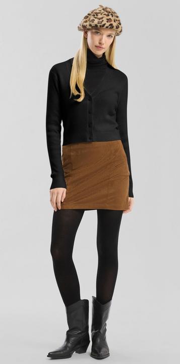 Produktbild s.Oliver Strickjacke Verkürzte Strickjacke mit Rippstruktur (S)