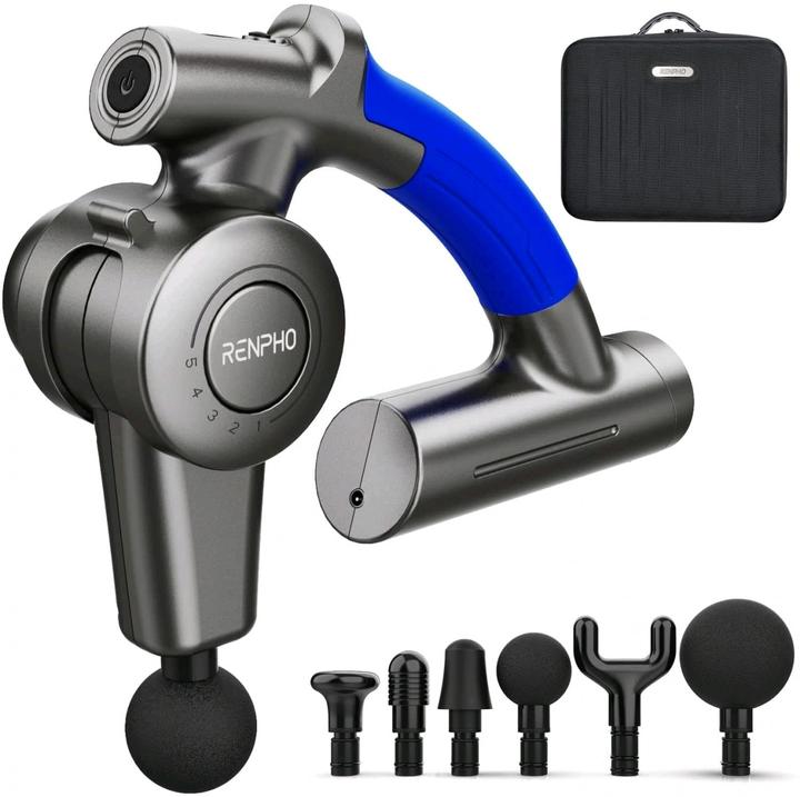 Actual product image Renpho R4 PRO Massage Gun with 5 adjustable angle