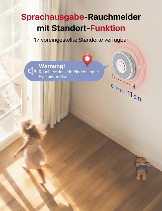 Produktbild X-Sense Rauchmelder-Set XS0B-MR61 mit Sprachausgabe