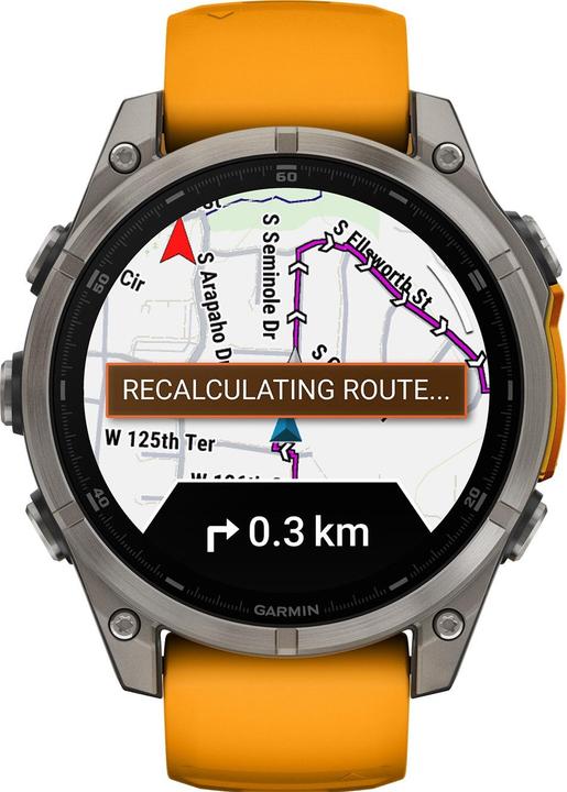 Actual product image Garmin Fenix 8 AMOLED Sapphire Titan (47 mm)