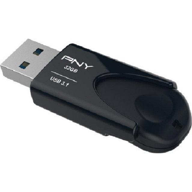 Thumbnail - PNY Attaché 4 3.1 (32 GB, USB-A, USB 3.1), USB Stick, Schwarz