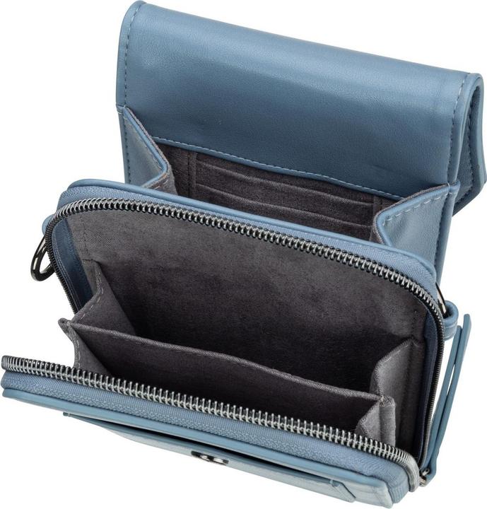 Actual product image Bugatti Almata crossover purse denim