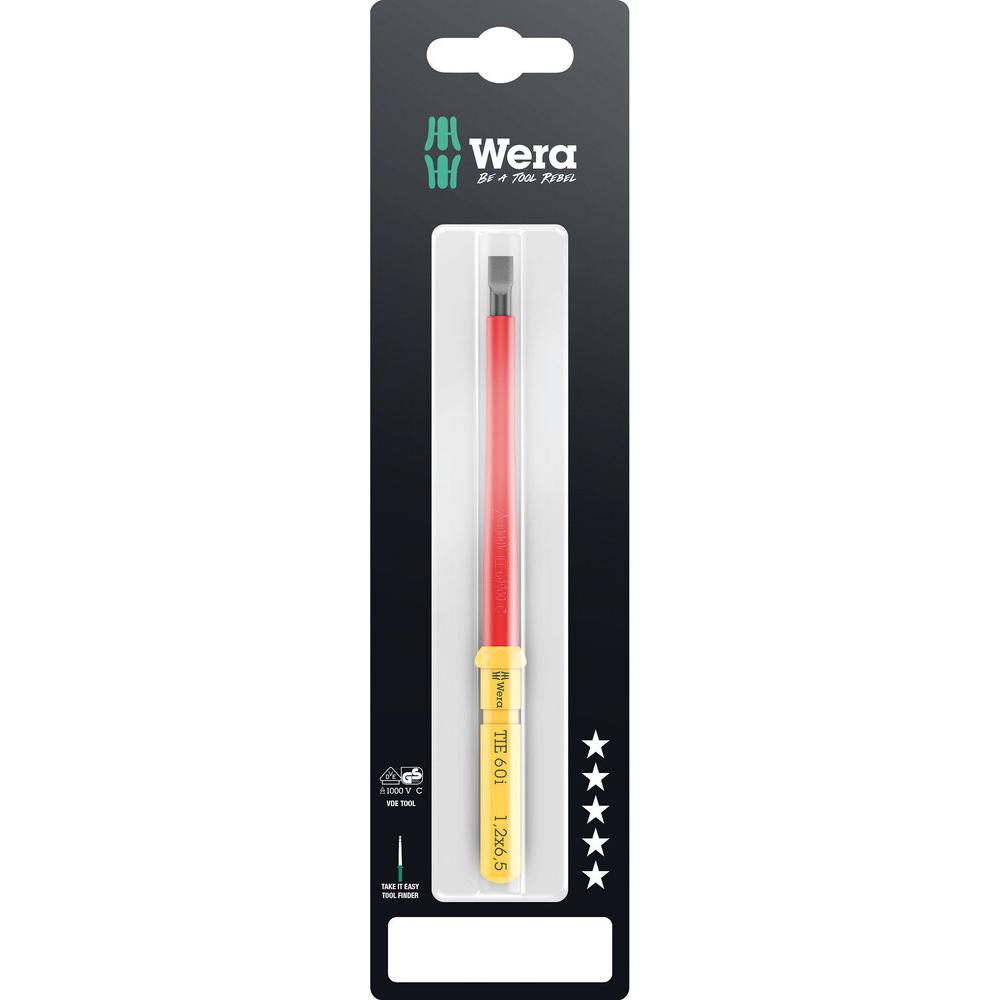 Wera, Schraubenzieher, Kraftform Kompakt VDE 60 i 0,4x2,5x157 mm TIE SB (Schlitz)