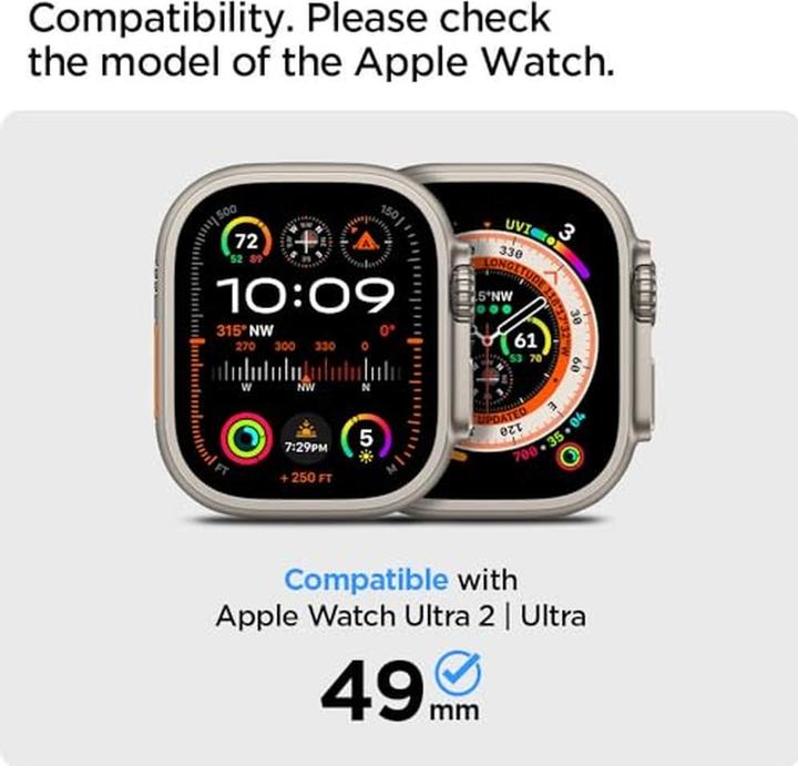Immagine prodotto Spigen Appl Watch Ultr 2/1 RugArmProDkGr