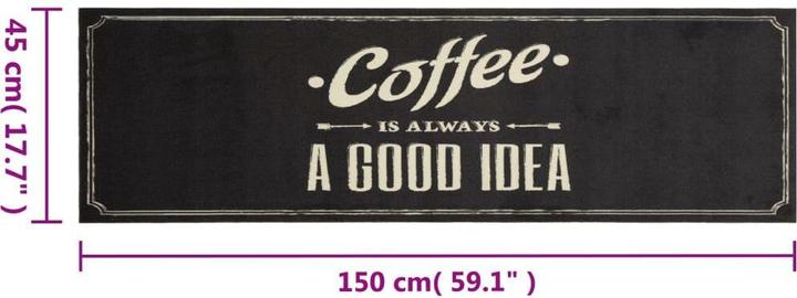 Produktbild vidaXL Küchenteppich (150 x 45 cm)