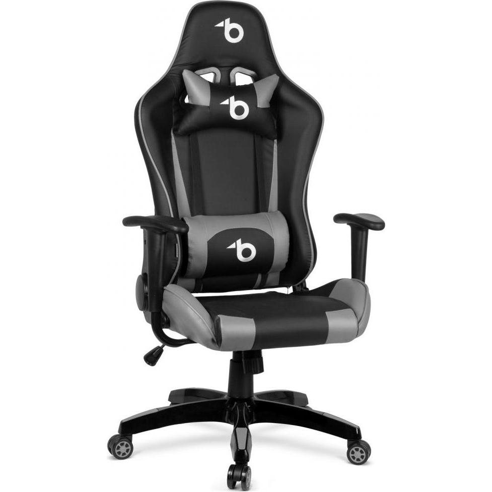 Delight Belmada Bmd1106gy Gaming Chair Black/Grey, Sedia gaming, Nero, Grigio