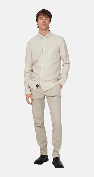 Immagine prodotto Only & Sons Camicia a maniche lunghe a tinta unita (L)