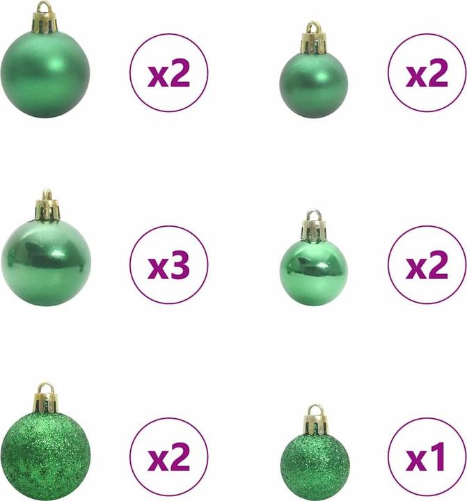 Produktbild VidaXL Weihnachtsornamente