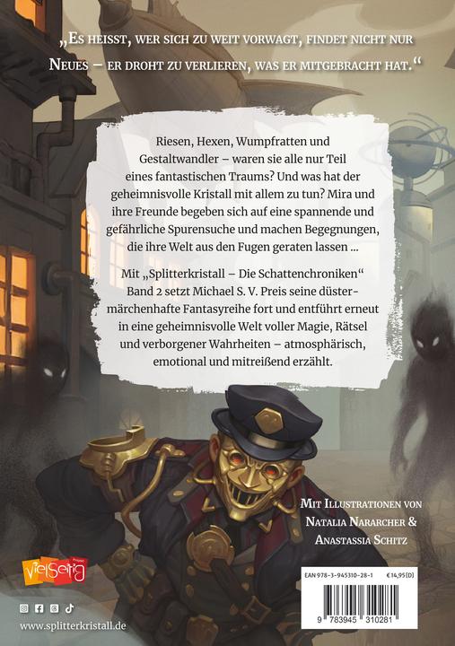 Produktbild Splitterkristall - Die Schattenchroniken Band 2 (Deutsch, Preis, MichaelSV, 2025)