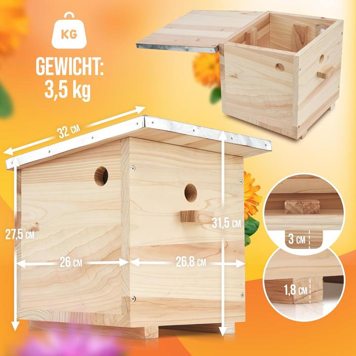 Image du produit Beesi Hummelhaus (Bourdons)