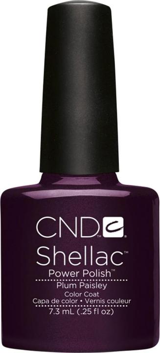Actual product image CND Shellac - Color Coat Plum Paisley (Plum Paisley, UV gel varnish)