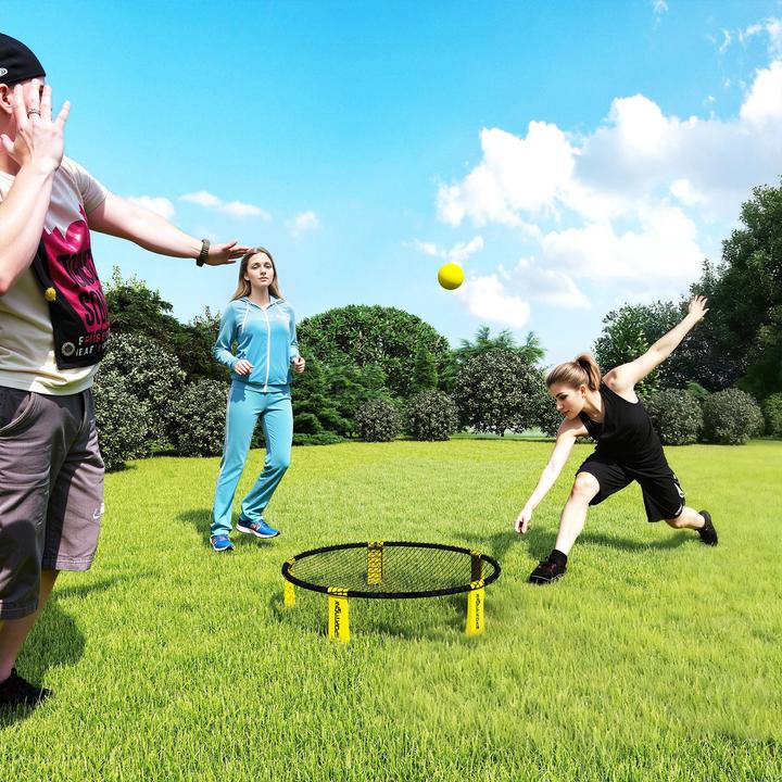 Immagine prodotto SportNow Spikeball-Set Kunststoff, Polyester Gelb