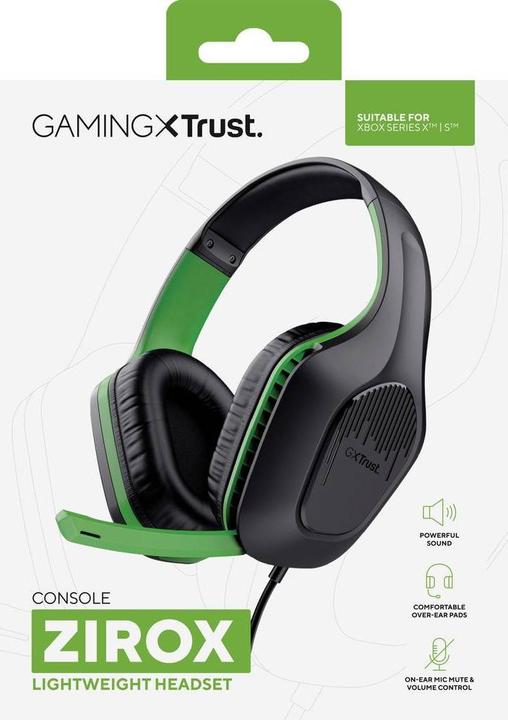 Productafbeelding Trust Gxt415x Zirox Headset Xbox (Bedraad)