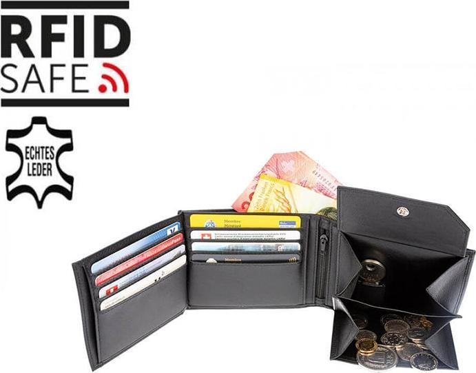 Actual product image Welltravel Leather wallet with RFID protection