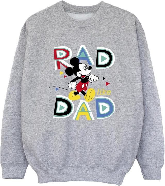 Actual product image Disney Boys Mickey Mouse Rad Dad Sweatshirt (140, 146)