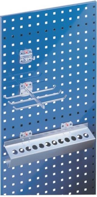 Actual product image Rasterplan Perforated panel W450xL500mm light grey, RAL 7035