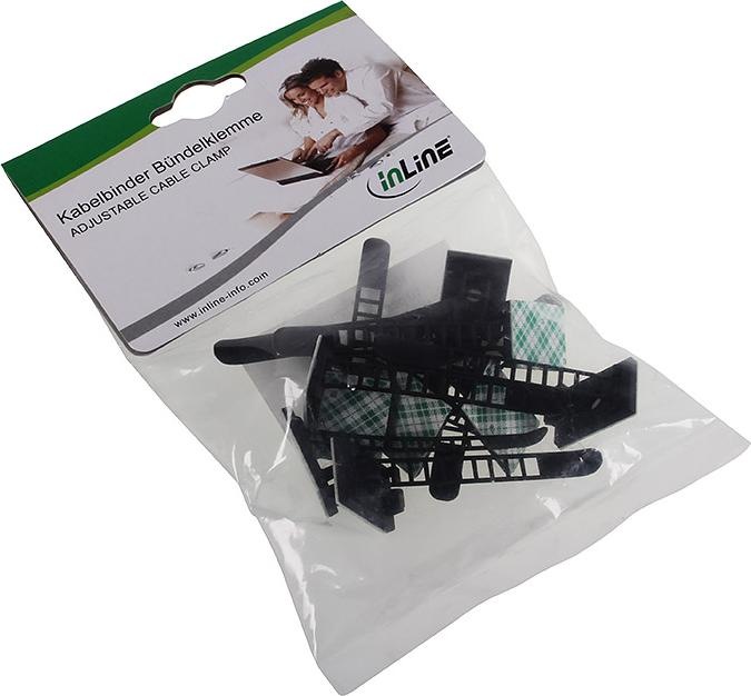 Actual product image InLine Cable tie Bundle clamp (Plastic cable ties, 64 mm, 10 pcs.)