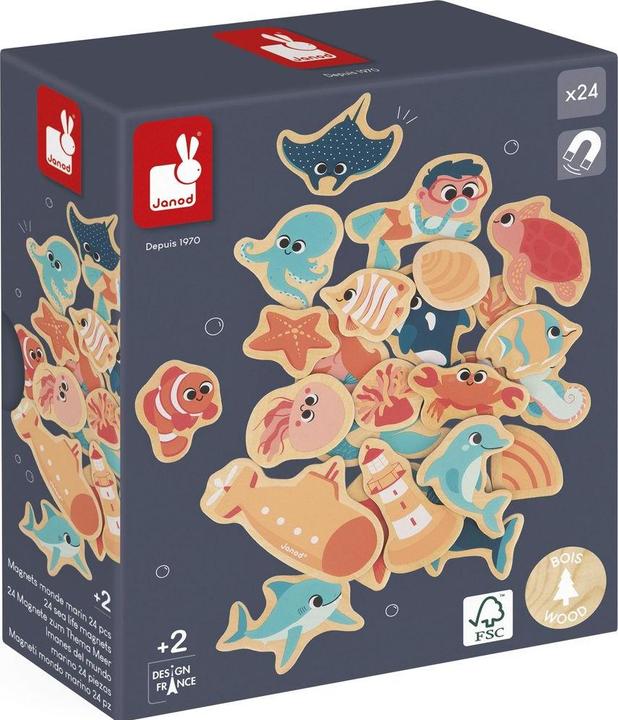 Produktbild Janod Magnete Meer (24x)