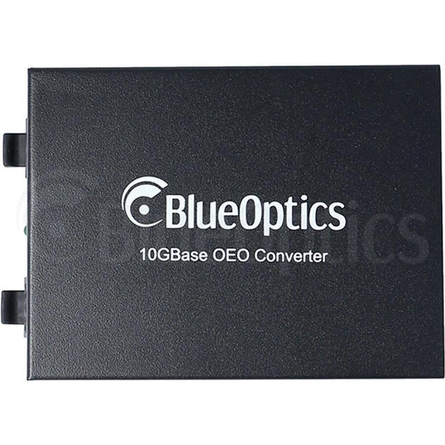 Thumbnail - BlueOptics 10G Ethernet Medienkonverter 2x SFP+ (LR 10KM & RJ45 80 Meter), Transceiver, Schwarz