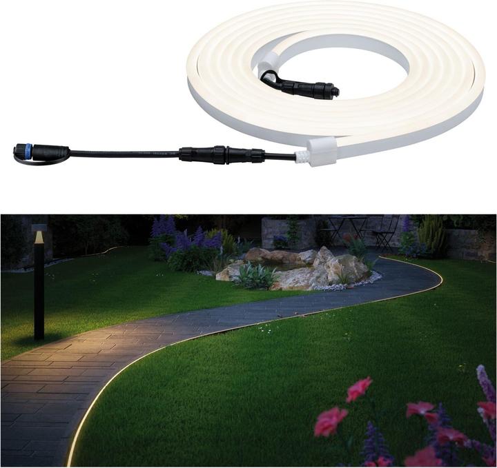 Image du produit Paulmann Bande LED Plug & Shine (Blanc chaud, 500 cm, Extérieur)
