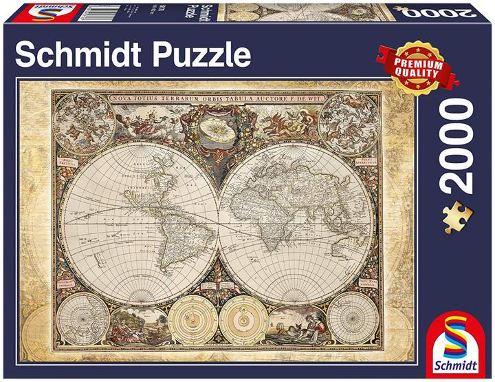 Produktbild Schmidt Spiele Historische Weltkarte (2000 Teile)