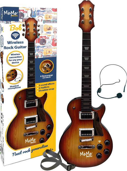 Actual product image MeMe Music Bob Wireless Rock Toy Guitar