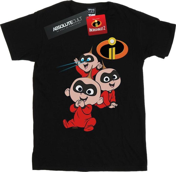 Actual product image Disney Womens/Ladies The Incredibles Jak Jak Cotton Boyfriend T-Shirt (XXL)