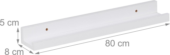 Actual product image Relaxdays Picture rail (48 x 8 x 5 cm)