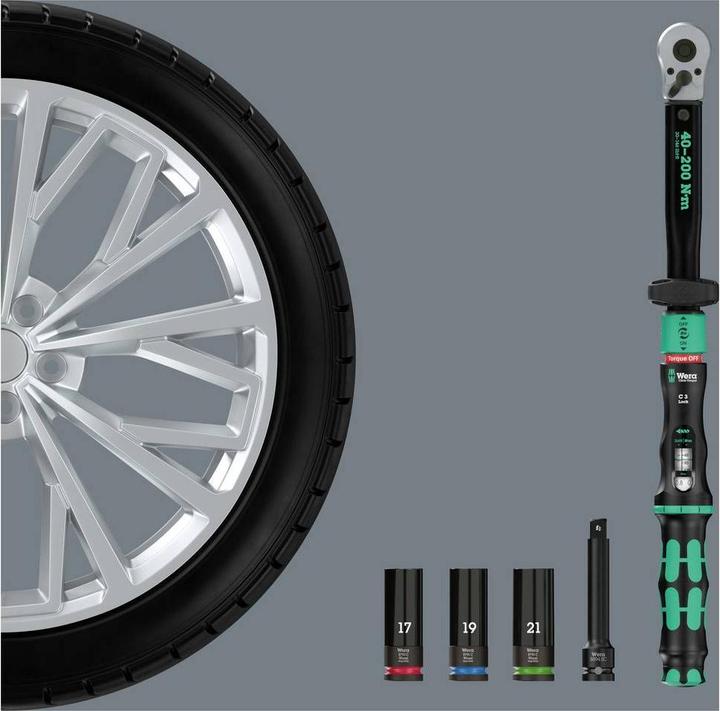 Productafbeelding Wera Click-Torque Lock C 3 KFZ-Radwechsel-Set 1