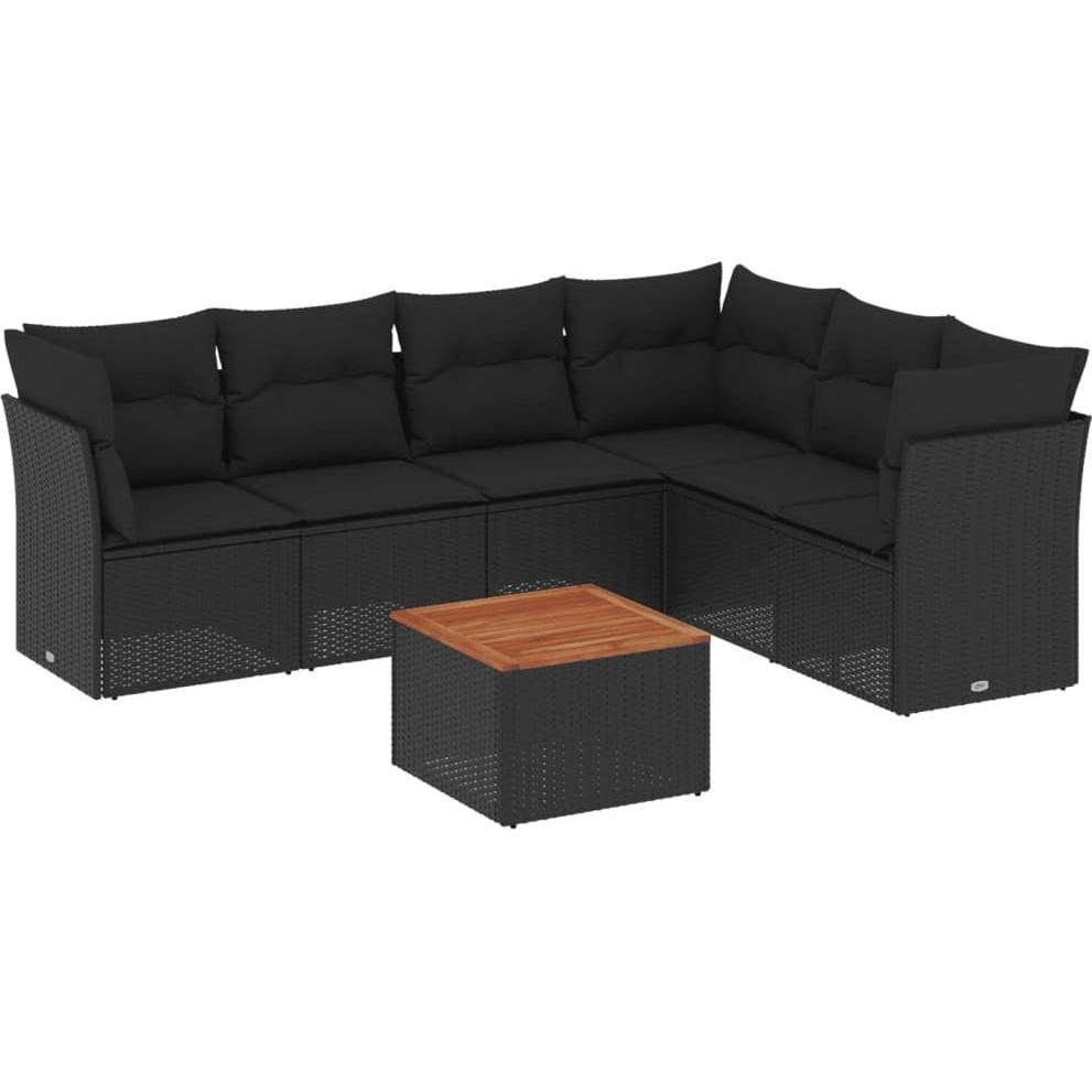 VidaXL, Gartenlounge, 10-tlg. Garten-Lounge-Set mit Kissen