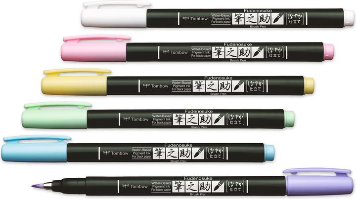 Produktbild Tombow Brush Pen (Mehrfarbig, 6 x)