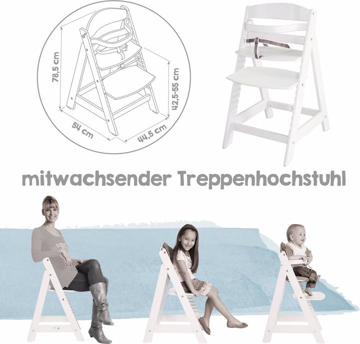 Actual product image Roba Stair high chair Adam & Owl (Stair high chair)