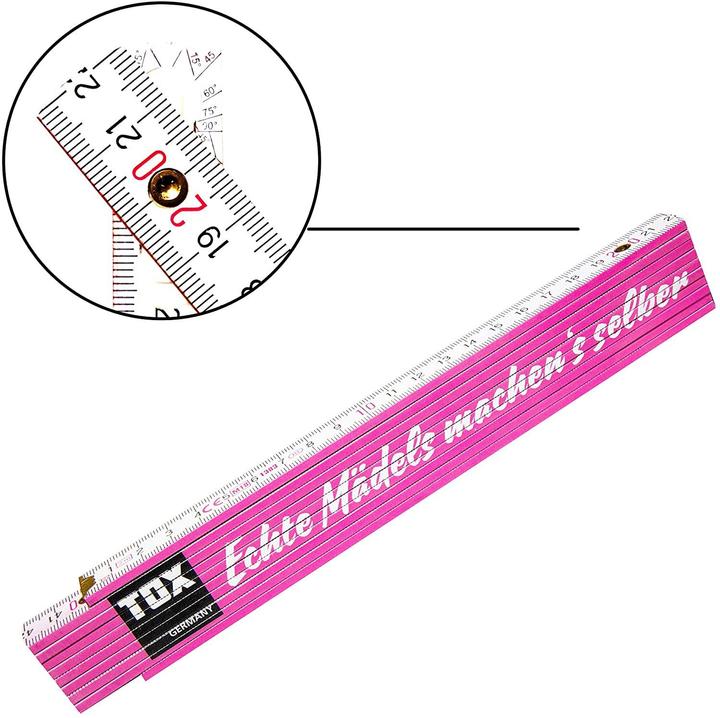 Actual product image Tox Dowel double metre "Echte Mädels machens selber", 2 m, type (2 m)