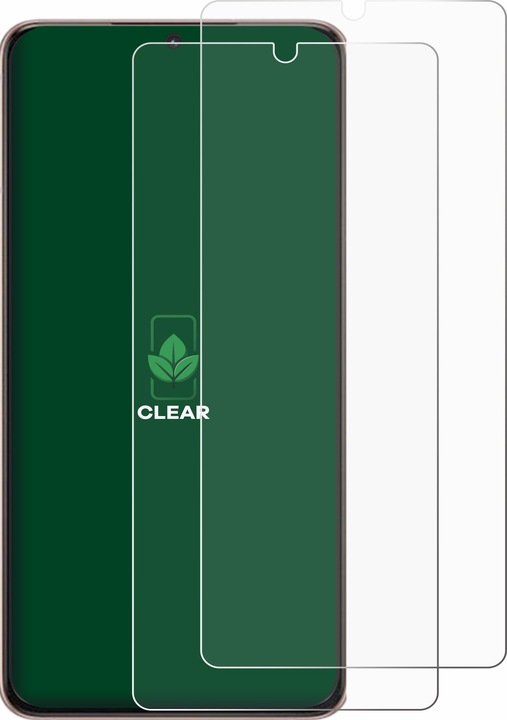 Actual product image ScreenLeaf Protective film sustainable screen protector screen protector film clear transparent (2 Piece, Samsung Galaxy S21 Ultra 5G)