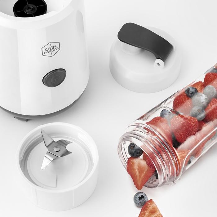 Produktbild OBH Nordica Twister Go White, Tabletop blender, 0.6 L, Pulse function, 300 W, White (300 W)