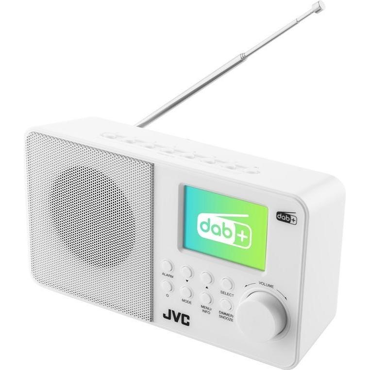 JVC Radio DAB RA-E611W-DAB white (FM, DAB+), Radio, Weiss
