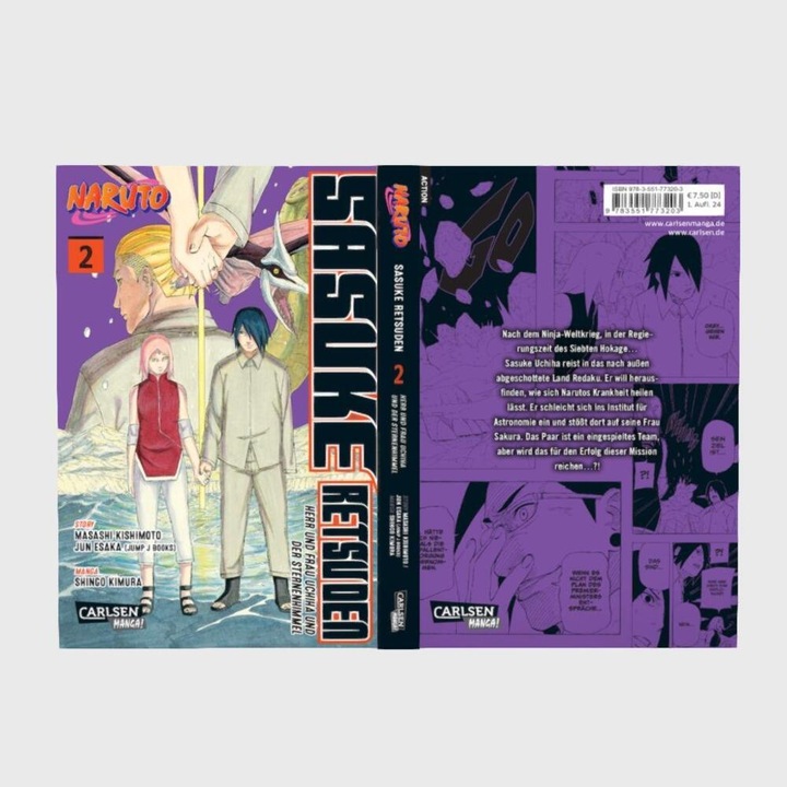 Image du produit Naruto - Sasuke Retsuden: Herr und Frau Uchiha und der Sternenhimmel (Manga) 2 (Allemand, Jun Esaka, 2024)