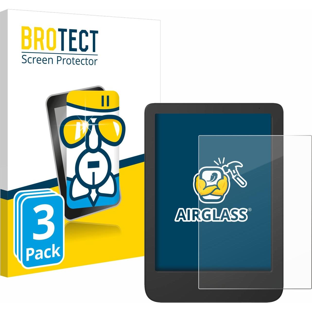 BROTECT AirGlass Panzerglasfolie, eReader Zubehör, Transparent