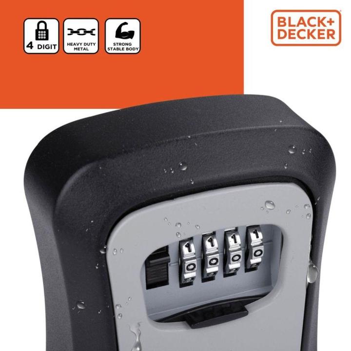 Actual product image Black & Decker Key safe