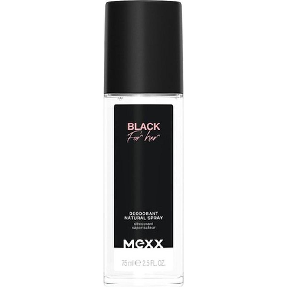 Coty Donna Nera Deodorante, Deodorante Spray 75Ml (Getto Vaporizzato, 75 Ml)